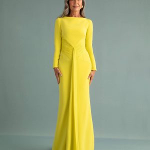 Vestido ceremonia jaretas cascada VICTORIA COLLECTION