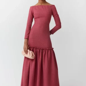 VESTIDO AFRICA BURDEOS
