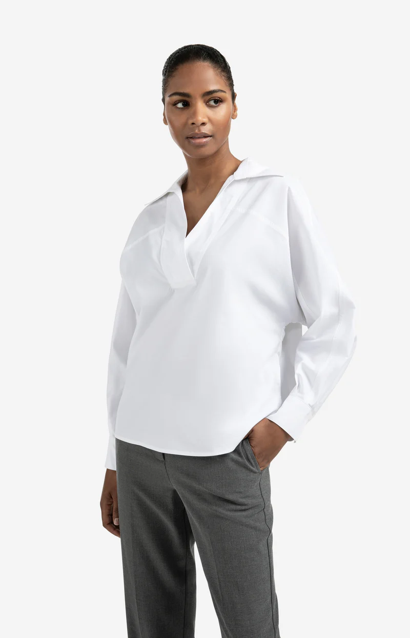 poplin-blouse-with-polo-collar-and-v-neck_eb88573a-7a52-4073-94ba-c855b4d2df7d