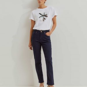 Pantalones vaqueros de pierna recta