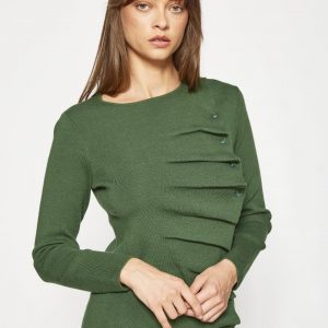 Jersey de manga larga con detalle de pliegues VAN-DOS