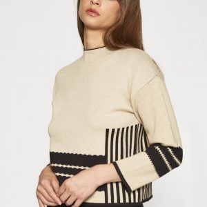 Jersey de punto con rayas gráficas VAN-DOS