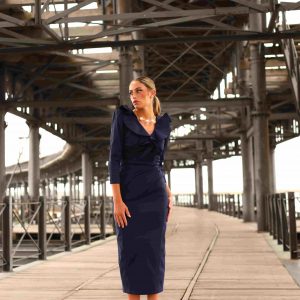 Vestido tafetán BOYACA MAGNOLIA KOBUS