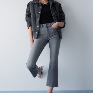 Vaqueros bootcut de talle alto LIUJO