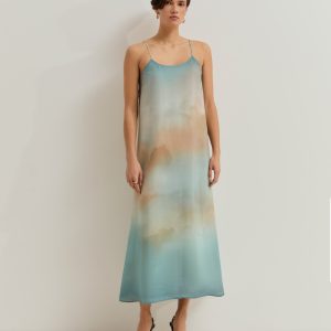 Vestido de tirantes de lyocell LION OF PORCHES