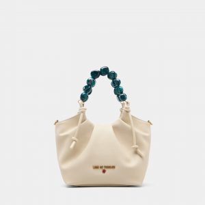 Bolso de mano con asa decorativa de piedra LION OF PORCHES