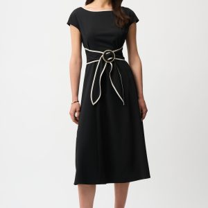 Vestido ajustado y acampanado JOSEPH RIBKOFF