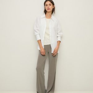 Pantalón wide leg cintura elástica YERSE