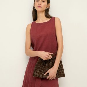 Top sin mangas escote barco YERSE