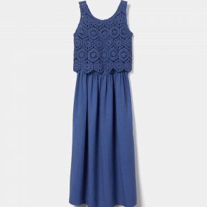 Vestido de mangas sisa con top desmontable LION OF PORCHES