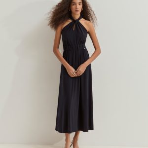 Vestido halter LION OF PORCHES