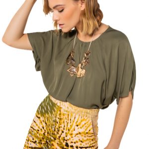 Top con detalle de pliegues CAROLINE BISS