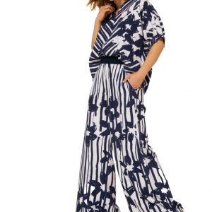 Blusa holgada con estampado floral gráfico CAROLINE BISS