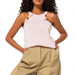 Top de punto fino con detalle en el hombro CAROLINE BISS