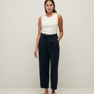 Pantalón barrel con cinturón YERSE (DISPONIBLE EN BEIGE)