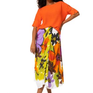Elegante falda colorida CAROLINE BISS