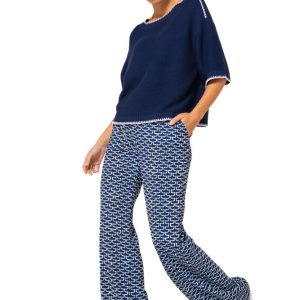 Pantalones con estampado gráfico, cintura normal CAROLINE BISS