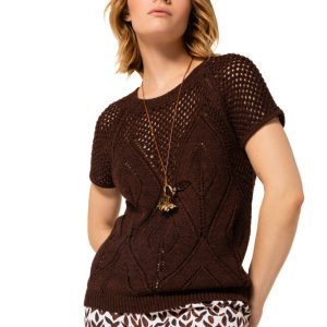 Suéter de punto suelto con textura mixta CAROLINE BISS