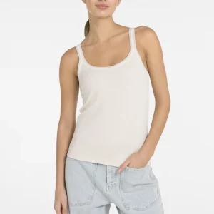 Camiseta tirantes con detalle de malla YAYA