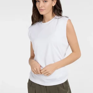 Top sin mangas con pliegues en los laterales YAYA