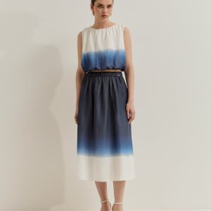 Falda midi tye dye LION OF PORCHES