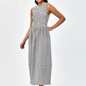 Vestido cuadros vichy engomado DHELL CKS