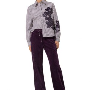 Pantalones de pana con cintura elástica CAROLINE BISS (disponible en color crudo)