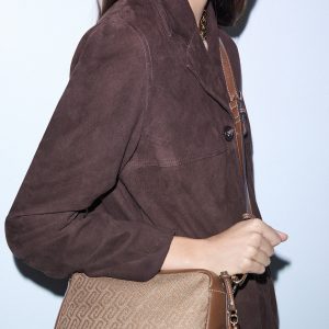 Bolso bandolera mediano de jacquard LIUJO BAGS