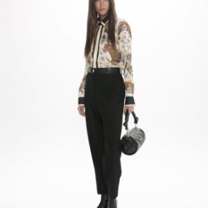 Pantalón fit con cinturilla a contraste LOLA CASADEMUNT