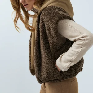 Chaleco reversible con capucha YAYA