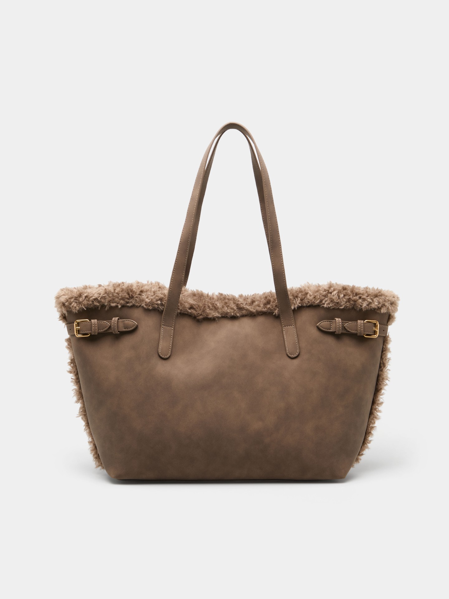Bolso grande tipo tote con forro de piel LION OF PORCHES - Imagen 3