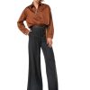 Pantalones de estilo urbano con cinturón de lazo, cintura normal CAROLINE BISS - Thumbnail Image 2
