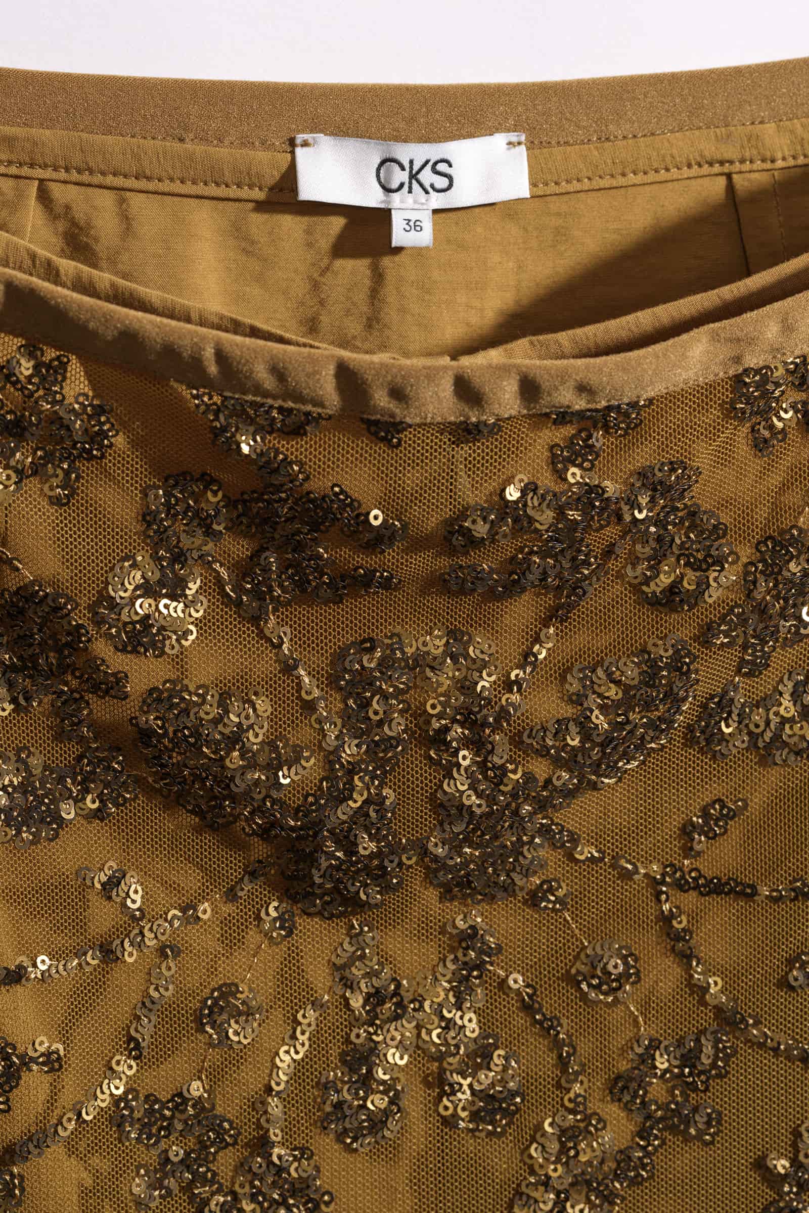 Falda midi LENTEJUELAS CKS - Imagen 4