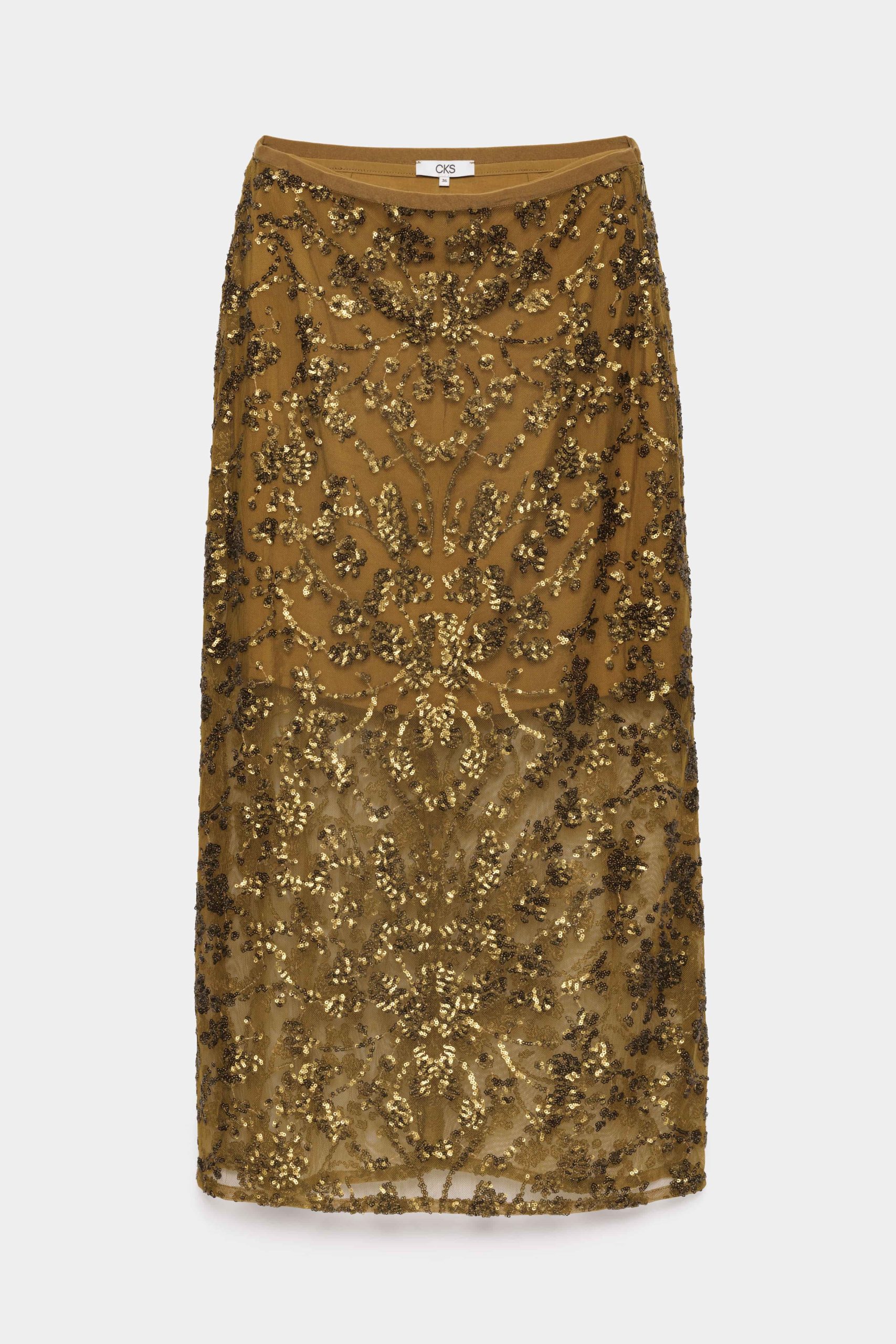 Falda midi LENTEJUELAS CKS - Imagen 3