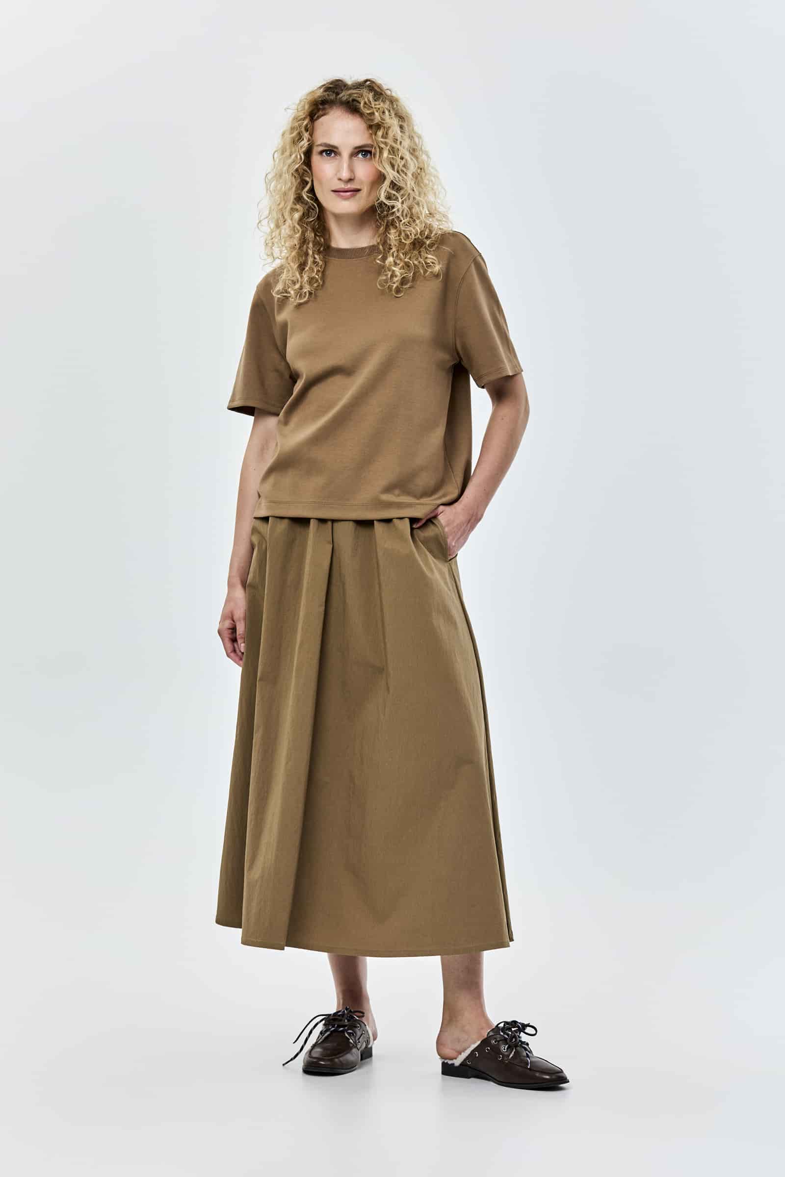 Falda midi popelin SKALLIENO CKS - Imagen 1