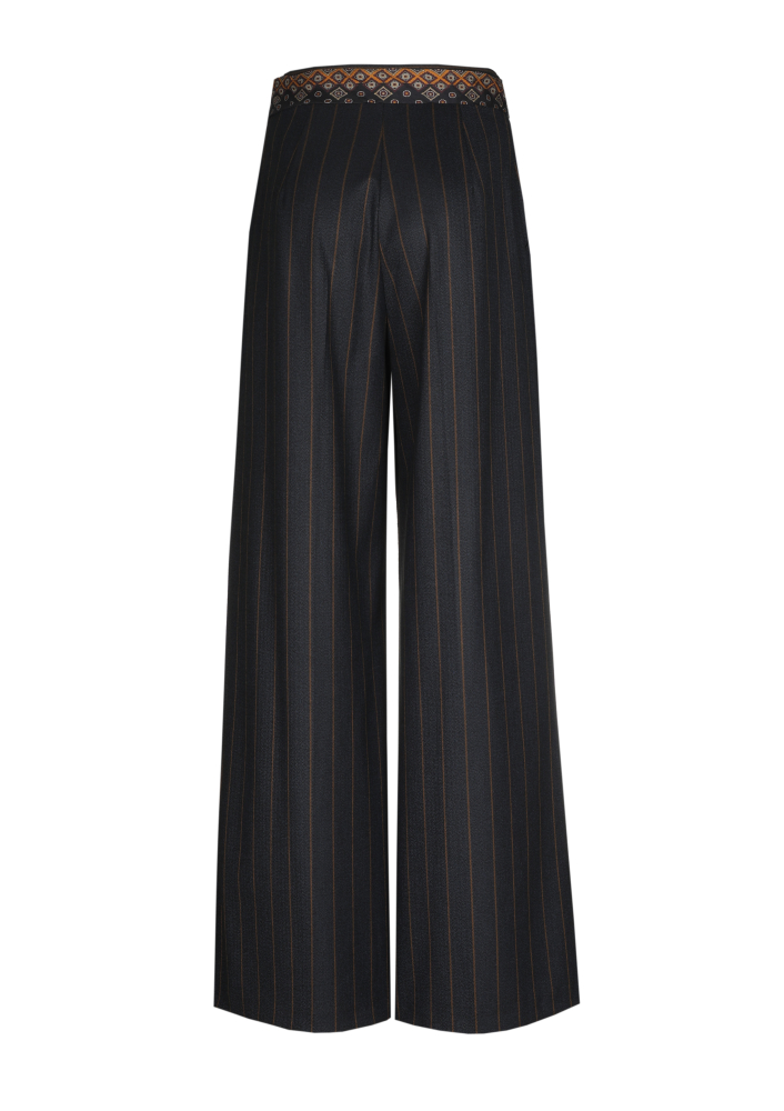 Pantalones de estilo urbano con cinturón de lazo, cintura normal CAROLINE BISS - Imagen 4