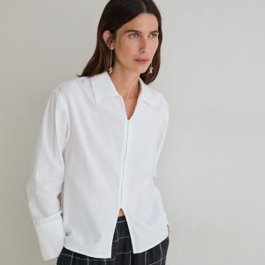 CAMISA POLO BIMATERIA YERSE (disponible en rojo)