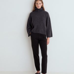 PANTALÓN RECTO CUADROS YERSE