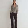 PANTALONES RECTOS RAYA DIPLOMÁTICA YERSE - Thumbnail Image 1
