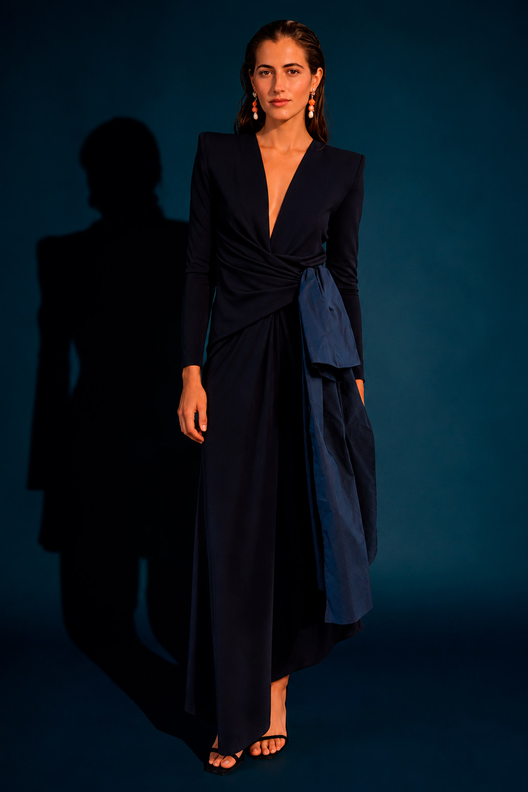 Vestido en punto CAMIN COLOUR NUDE - Imagen 1