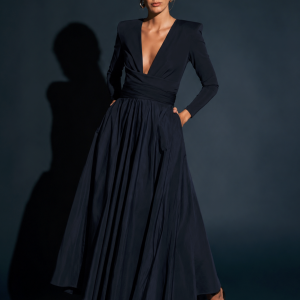 Vestido ROSES COLOUR NUDE (disponible en color BERENJENA)