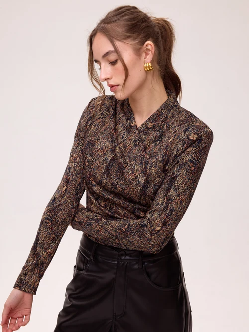 ASTRA LUREX - Top tejido punto lurex MIOH - Imagen 1